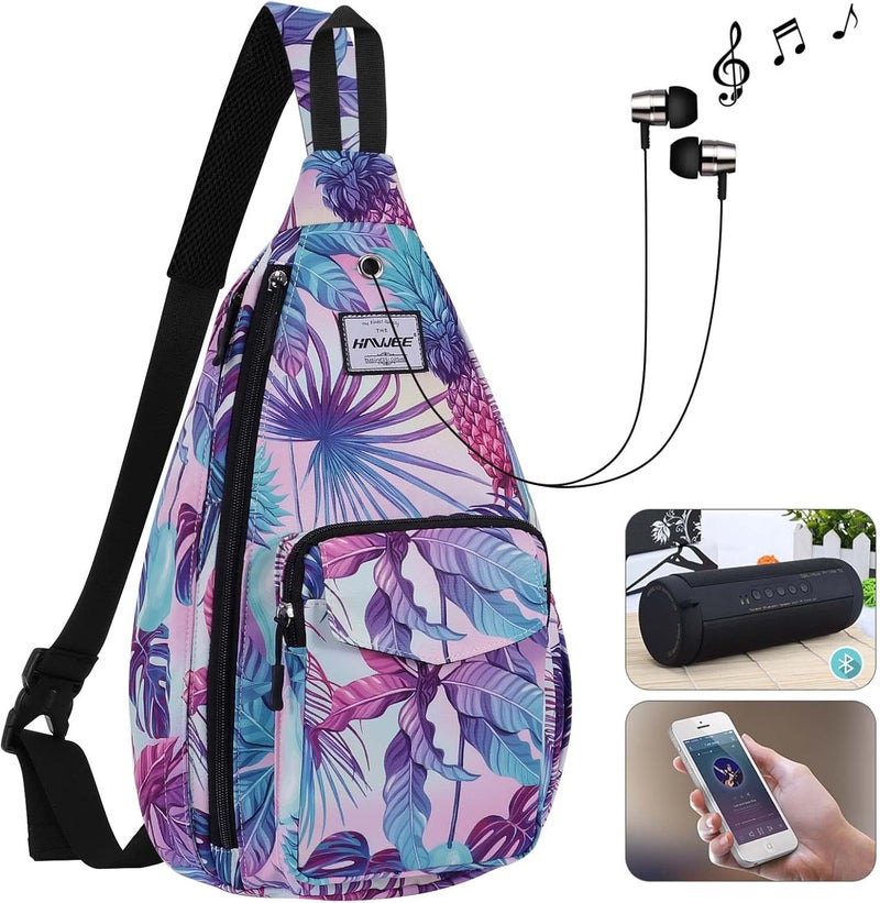 HAWEE Backpack Sling for Women Anti-Water Crossbody Bag Inclined Adjustable Pack | Casual, Adjustable Strap, Water Repellent, for Travel/Sport - Image 2